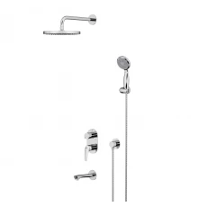 Смеситель Lemark Linara LM0422C для ванны и душа, встраиваемый