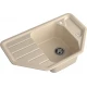 GRANFEST Мойка композит CORNER  GF-C--800E угловая 800*500мм, кашемир