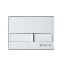 Кнопка  для инсталляции NOVUM L2, хром матовый, BERGES