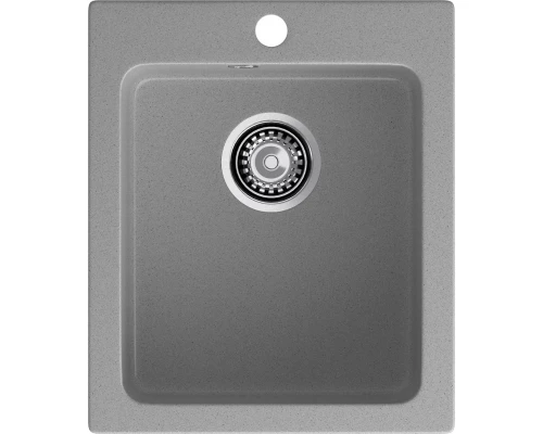 GRANFEST Мойка композит PRACTIK  GF-P--505  1-чаш. 427*505 мм  серый арт.GF-