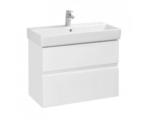 OLETA Тумба под раковину Oleta 80, 2 ящ., белый глянец