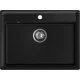 GRANFEST Мойка композит LEVEL, GF-LV-660 , чаша 660*500, черный