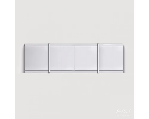 КЛАССИК Экран для ванны 150 см, полистирол,(темно-зеленый мрамор-008), ALAVANN