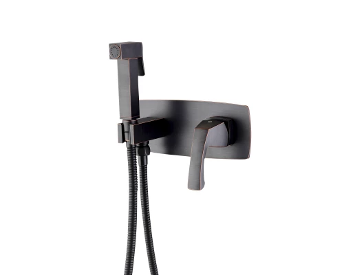 Nubira Смеситель для биде, гигиен.душ встраиваемый р/ОД, черная бронза, LM, LM6219ORB