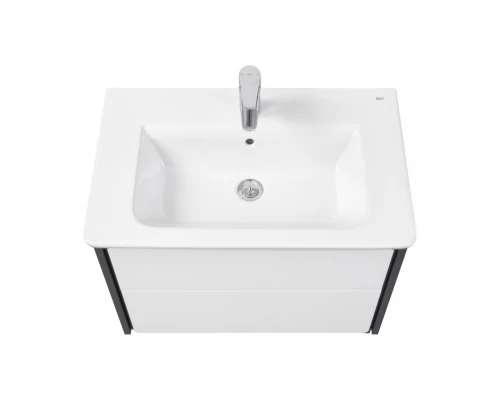 RONDA Тумба под раковину GAP 70, белый глянец/серый матовый, ROCA