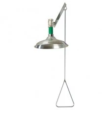 Аварийный душ для установки на потолок из нерж. стали с рычагом SC820SS, шт