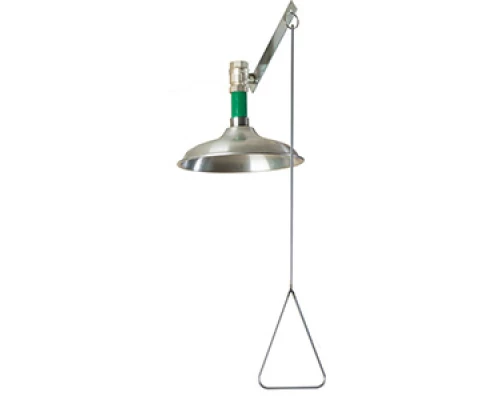 Аварийный душ для установки на потолок из нерж. стали с рычагом SC820SS, шт