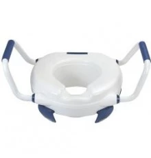 Сиденье для туалета эргономичное с ручками для инвалидов, шт