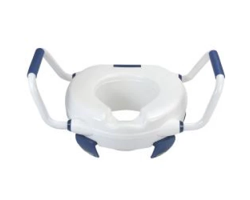 Сиденье для туалета эргономичное с ручками для инвалидов, шт