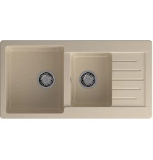 GRANFEST Мойка композит PRACTIK GF-P--980KL  2 чаши с  крылом 980*510 мм, кашемир