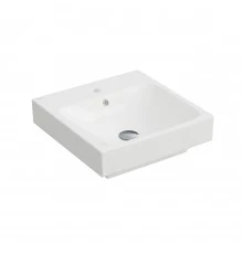 Раковина Strati, 48,5х48 см, прямоугольная, белый глянец, BERGES