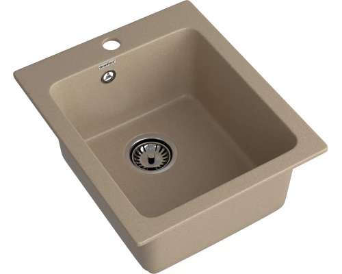 GRANFEST Мойка композит PRACTIK  GF-P--505  1-чаш. 427*505 мм  песок арт.GF-