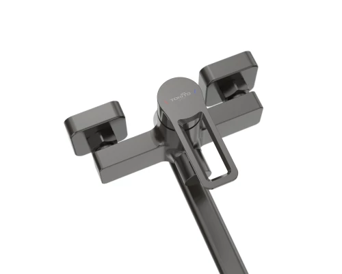 Смеситель для ванны TOKITO KOBE вороненая сталь (TOK-KOB-1015)