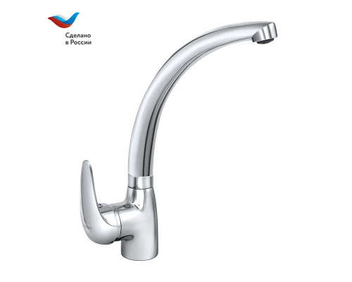 ДАЧА Смеситель для мойки с высоким изливом, одноручный, СЛАВЕН, В22