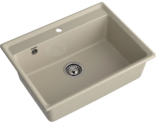 GRANFEST Мойка  композит LEVEL, GF-LV-660, чаша 660*500, топаз