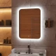 Зеркало Glamour LED 500x700