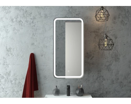Зеркало-шкаф Elliott LED 400х800 правый