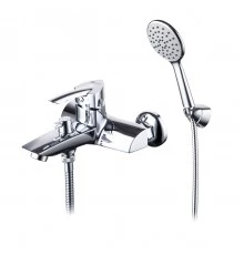 Mars Смеситель для ванны, монолит.излив 193мм лейка, р/ОД, хром, LM, LM3514C