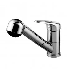 Luna Смеситель для кухни, пов.вытяжной излив 192мм, р/ОД, хром, LM, LM4150C