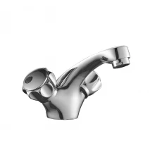 DR50 Смеситель для раковины, монолит.излив 15мм, р/ДВ, хром, DR, DR50011R