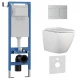 Комплект 3в1 IBERICA BLANCA инсталляция SILENCIO MINI, унитаз BILBAO ALTO белый, кнопка смыва INOX-R хром матовый (IB.001M.BLA.231.1501)