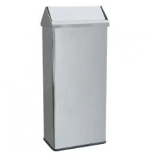 Контейнер из нерж. Стали прямоугольное 80 л. с крышкой