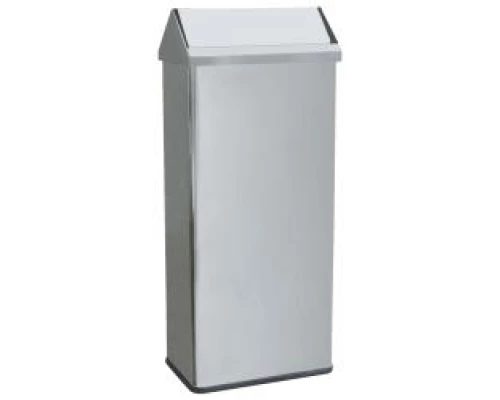 Контейнер из нерж. Стали прямоугольное 80 л. с крышкой