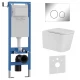 Комплект 3в1 IBERICA BLANCA инсталляция SILENCIO MINI, унитаз TOLEDO ALTO белый, кнопка смыва INOX-O хром глянцевый (IB.001M.TLA.234.8131)