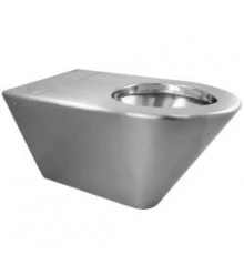 Унитаз из нержавеющей стали без сливного бака матовый 340*370*700 13011.S