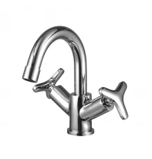 Plus_Spirit Смеситель для раковины, пов.излив 117мм, р/ДВ, хром, LM, LM1907C