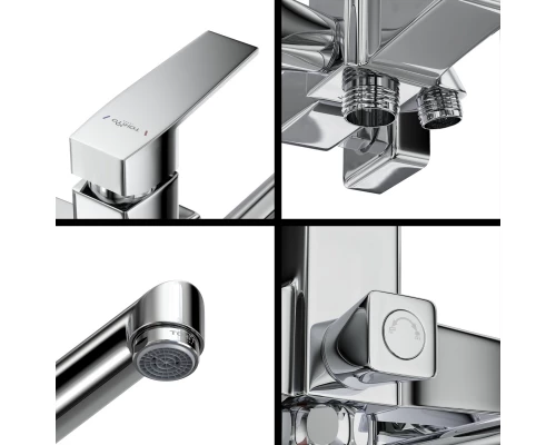 Смеситель для ванны TOKITO AKARI хром (TOK-AKA-1015)