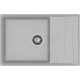 GRANFEST Мойка композит LEVEL, GF-LV-760L, чаш+кр 760*500, серый