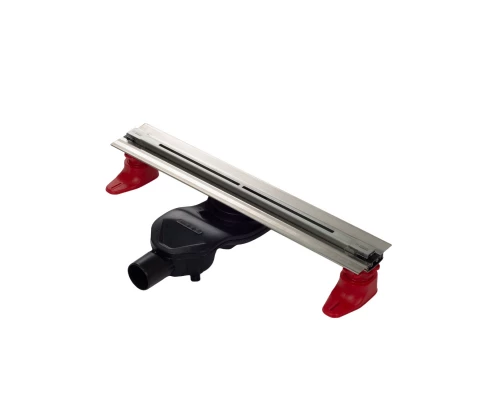 Желоб водосток SUPER line 550, матовый хром, S-сифон D50 H60 боковой, BERGES