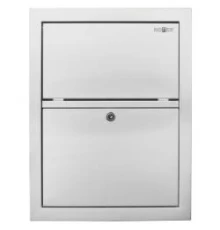 Встраиваемый в стену мусорный бак с дверью 12001.S  432*330*115 мм, шт