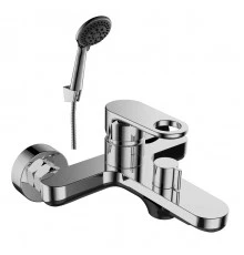 RS33 Смеситель для ванны, монолитный излив 195мм, р/ОД, хром, ROS, RS33-31