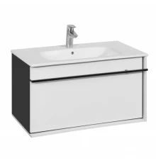 ANETO Тумба под раковину VICTORIA-N UNIK 80, белый глянец, ROCA