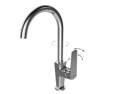 Смеситель для кухни TOKITO SENDAL хром (TOK-SEN-1013)