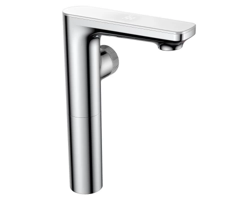 Смеситель для раковины MORANS сенсорный высокий, хром глянцевый, BERGES