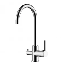 Z35 Смеситель для кухни, выс.пов.излив 194мм фильтр воды,  р/ОД, хром, ROS, Z35-28