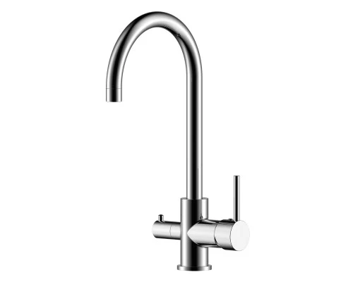 Z35 Смеситель для кухни, выс.пов.излив 194мм фильтр воды,  р/ОД, хром, ROS, Z35-28