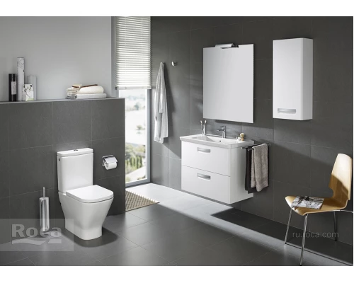 Тумба под раковину Roca The Gap 60 ZRU9302879, цвет белый глянцевый