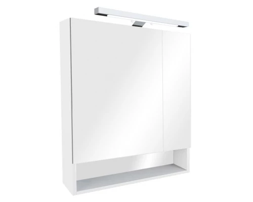 Зеркальный шкаф Roca Gap 70 см, с подсветкой, белый глянцевый, ZRU9302886
