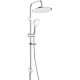 Душевой гарнитур Lemark LM8809C c верхним душем 25.6 см, хром