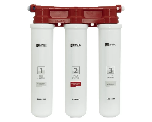 Комплект Lemark Смеситель LM3074C для кухни с гибким изливом + Фильтр BASIC для очистки воды от хлора и вредных примесей (LM3074C085)