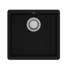 Кухонная мойка Lemark SINARA 440-U подстольного монтажа из кварцгранита цвет: Антрацит  (9910067)