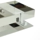Полка для душа прямая Lemark SHELF LINE 300 мм из нерж. стали с крючками, хром (9771049)