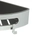 Полка для душа угловая Lemark SHELF LINE из нерж. стали с крючками, хром/вставка-пластик графит (9771046)