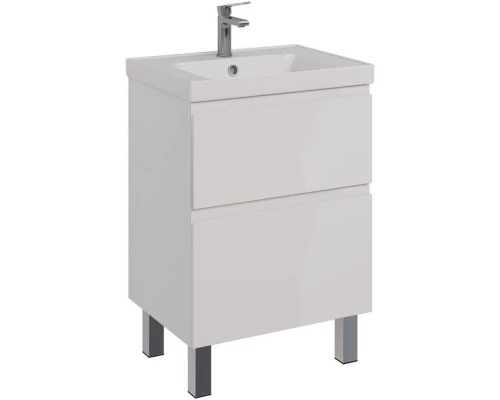 Тумба белый глянец 56,8 см Lemark Veon LM01V60T