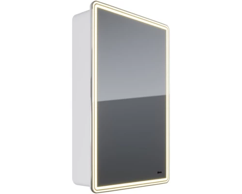 Зеркальный шкаф 50x80 см белый глянец R Lemark Element LM50ZS-E
