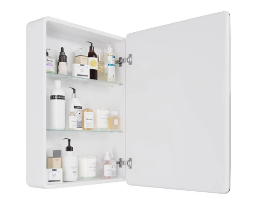 Зеркальный шкаф 60x80 см белый глянец R Lemark Element LM60ZS-E